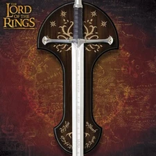 United Cutlery Lord of the Rings Anduril Sword of King Elessar Licensed COA