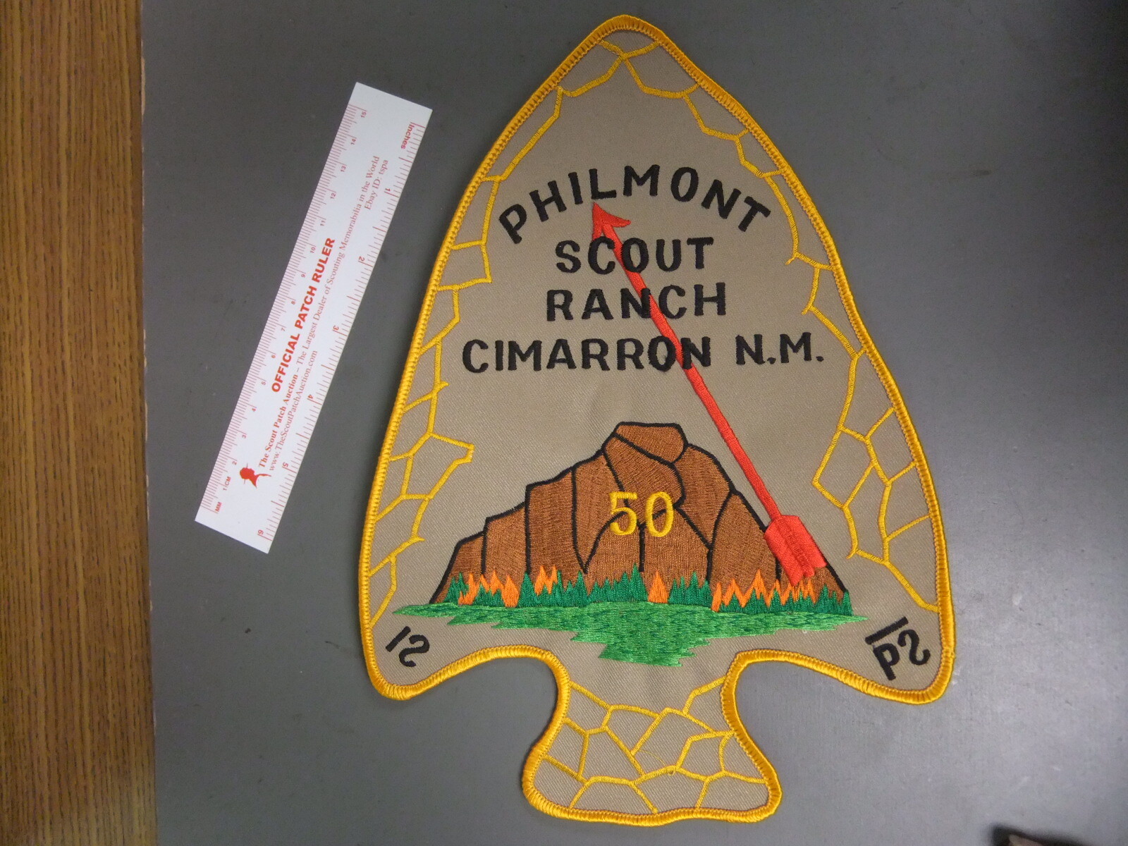 Boy Scout Philmont 50th Anniv OA Trek Arrowhead Jacket Patch 6339MM eBay