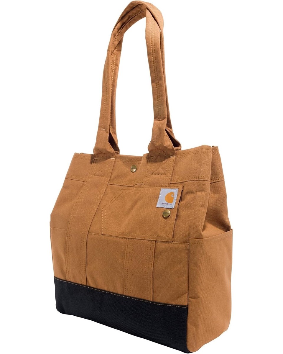 トートバッグ 「CARHARTT」　Verical Snap Toteブラウン Carhartt Vertical Snap Tote Bag, Carhartt Brown - NWT | eBay