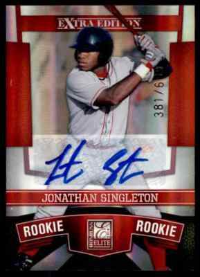 2010 Donruss Elite Extra Edition Jonathan Singleton RC Auto /699 Houston Astros