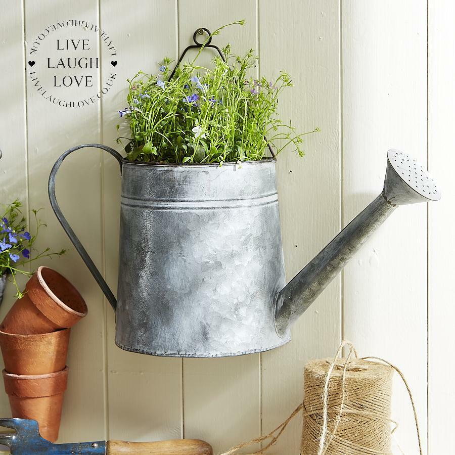 Large Hanging Watering Can Planter