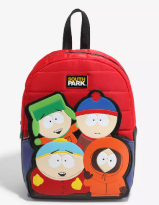 South Park Character Backpack - Multicolor South Park All Over Print Unisex Multicoloured Backpack  main image 3