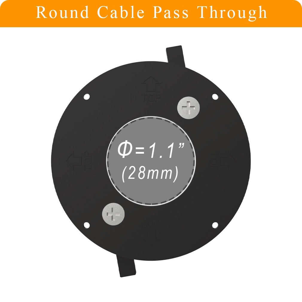 Cable Pass Through Wall Plate In Wall HDTV Cable Cord Hider Slicone Cover 4 Pack