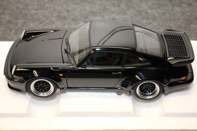 1/18 AUTOART PORSCHE 911 (930) TURBO WANGAN MIDNIGHT , BLACK ,  ''BLACKBIRD 78156