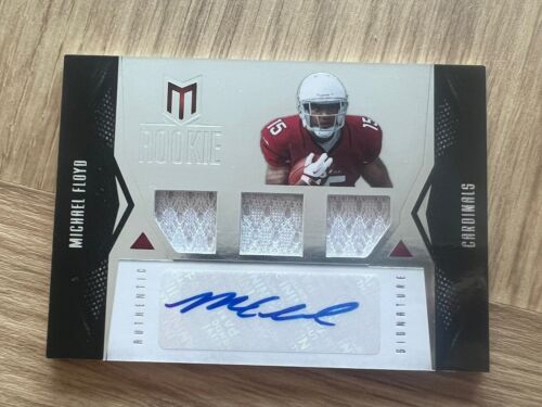 2012 Panini Authentic Signature Michael Floyd Card #106 MT AUTO PATCH 238/399 - Picture 1 of 2