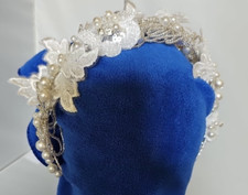 Bridal Headwear of pearls Crystal Headband for Wedding