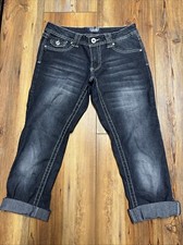 Angels capri jeans size 5 women cuffed denim