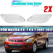 Leftright For Mazda Cx-7 2007-2012 Headlamp Lens Clear Headlight Cover Shell