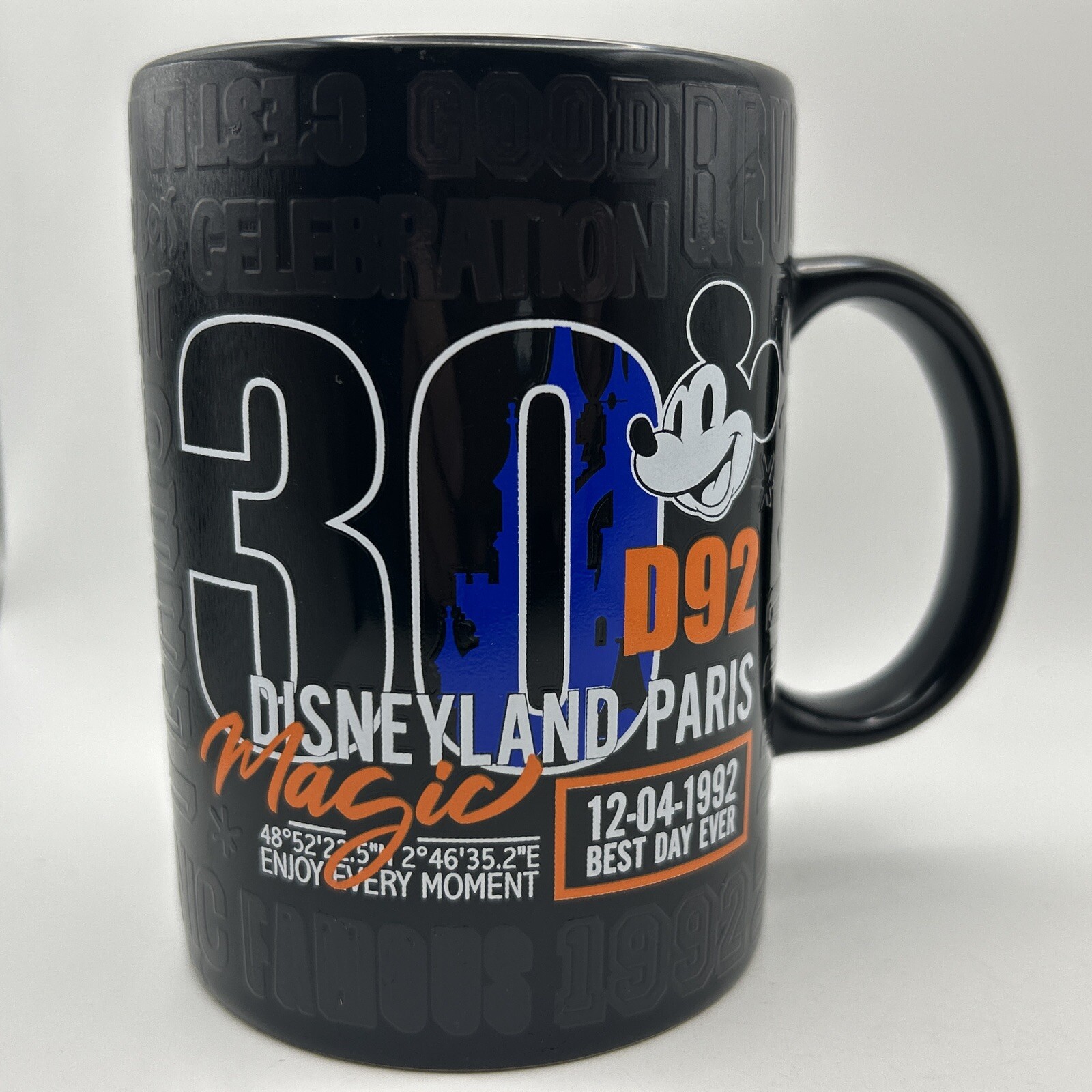 Taza Disneyland París - 30 Aniversario Cumpleaños - Taza Café Té