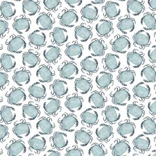 Michael Miller - Coastal Living - Crabbing - Sky, Fabric BTY