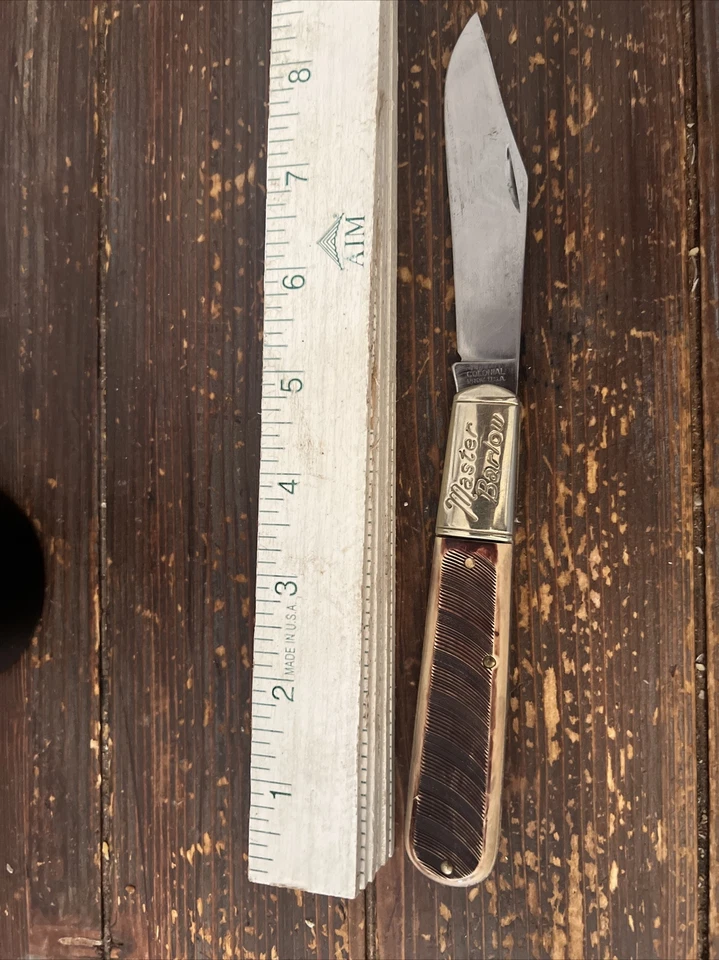 Vintage COLONIAL Knife Made in USA MASTER Daddy Barlow - Image 3 of 4