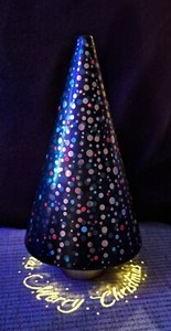 Weihnachtsbaum Keksdose überstehend LED Frohe Weihnachten