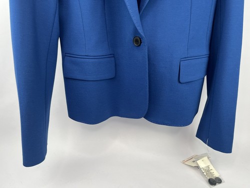 SIZE 10 ANNE KLEIN RAVEN BLUE BLAZER SPORTS JACKET WOMENS - Picture 4 of 14