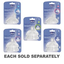 Brand New PACK Chicco Natural Feeling Safe and BPA-Free Breast-Like Nipple Teat