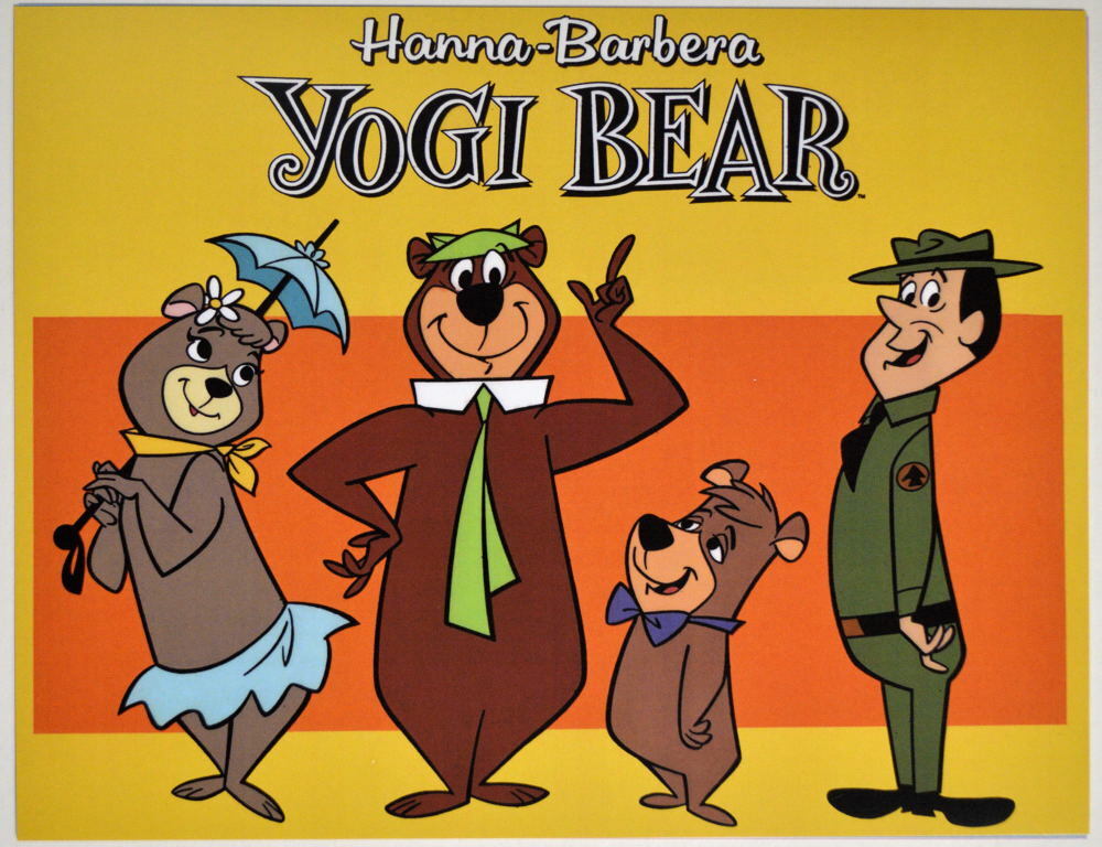 YOGI BEAR Model Sheet PRINT Hanna Barbera Ranger Smith Boo