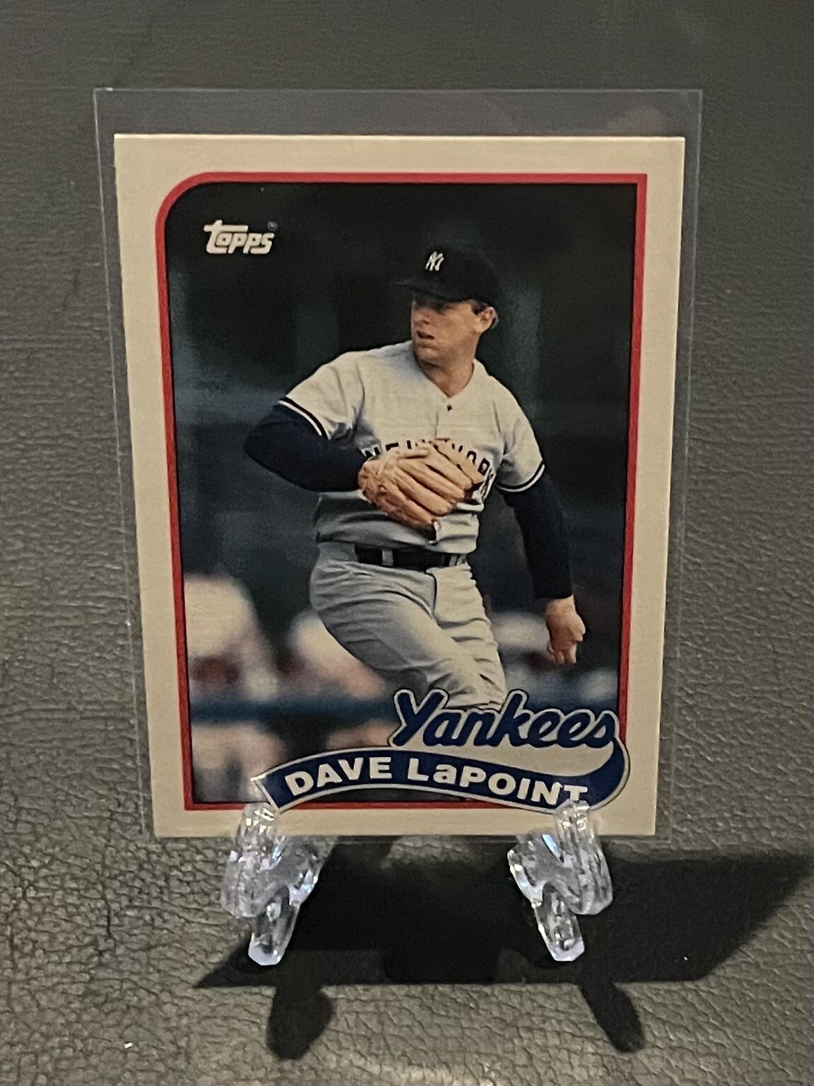 1989 TOPPS TRADED DAVE LAPOINT NEW YORK YANKEES #67T