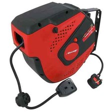 15M Wall Mount Retractable Cable Reel System Extension Power Lead