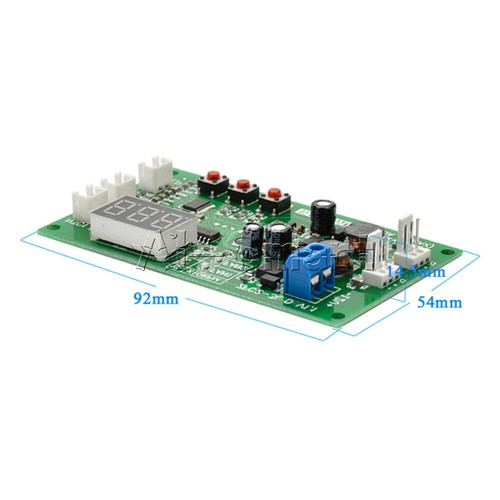 12 V Dual Ways Digitalanzeige Temperatur Thermostat 3-Draht Lüfter Geschwindigkeitsregler - Bild 4 von 10