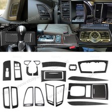 22pcs For Infiniti Fx35 Fx37 Fx50 Qx70 09-17 Carbon Fiber Full Interior Kit Set