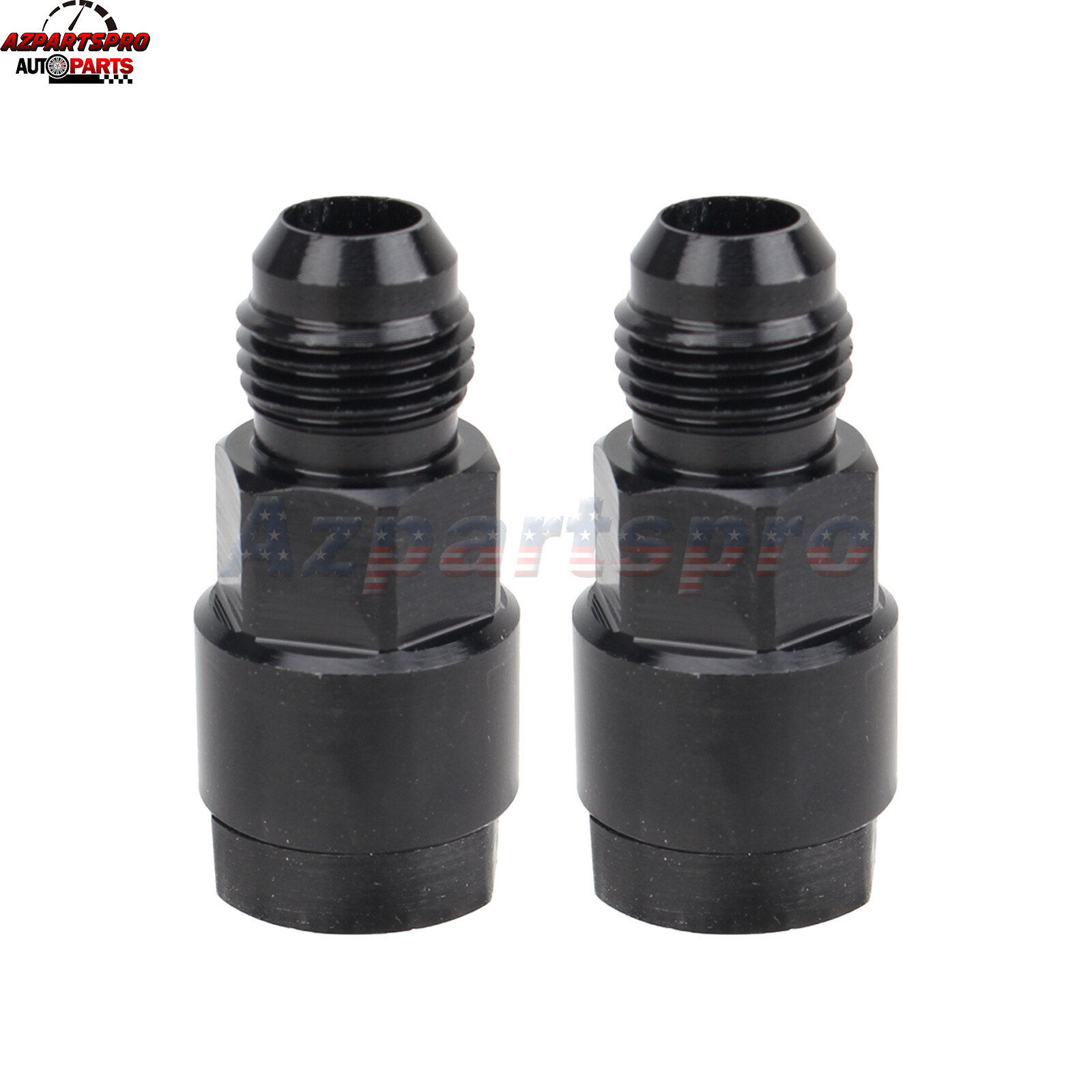 2 EFI Fuel Rail Adapter Fittings Feed Return AN6 For 19921996 LT1