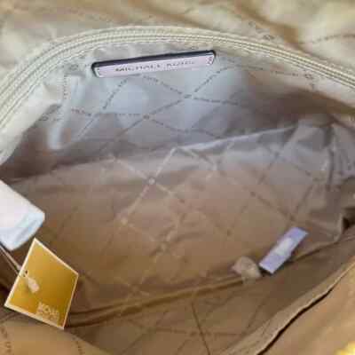 Michael Kors Jet Set Canvas Satchel Bag Medium - Vanilla Pink for mdrr様專用