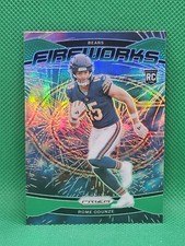 2024 Prizm Rome Odunze Rc Fireworks Green