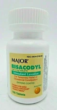 Bisacodyl Tablets 5 Mg,stimulant laxative 100 Each (Set Of 10 Bottles)