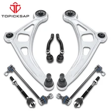 8PC Front Lower Control Arm Sway Bar Tierods for 2015 2016-2022 Nissan Murano