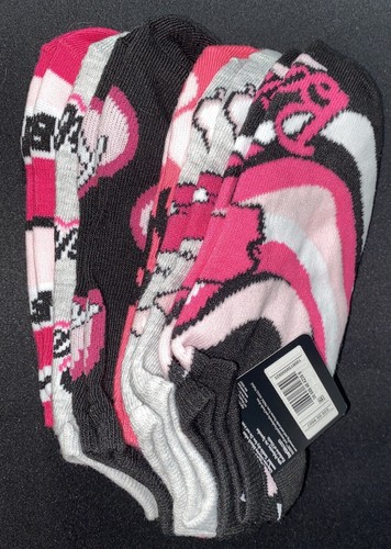 Barbie No Show Socks 6 Pairs Size 4-10 L - Picture 2 of 8