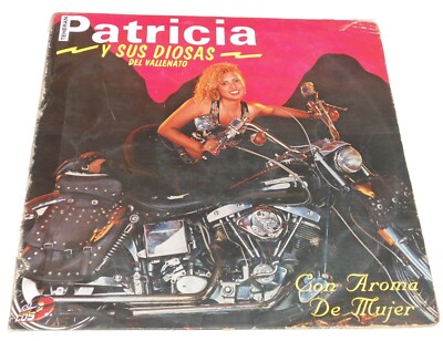 PATRICIA Y SUS DIOSAS DEL VALLENATO CON AROMA DE MUJER  LP VINYL  COLOMBIA 1994
