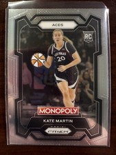 2024 Panini Prizm WNBA Monopoly #40 Kate Martin (RC) - Las Vegas Aces