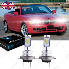 For BMW 3 Series E46 320d UPGRADE 499 H7 3570 6000K Xenon Led Headlight Bulbs 2X
