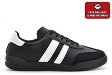Dek Mens Kite Twin Stripe Retro Lace Up Trainers Size 6 Boys Pumps Padded Insole