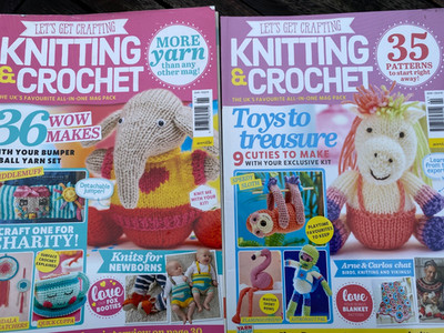 Let's Get Crafting Stricken & Häkeln Ausgaben 90 & 91 Spielzeuge, Babygeschenke, Decke