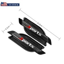 1 Pair Car Sports Stickers Side Leaf Board Carbon Fiber Styling Decoration Decal 1 Pair Car Sports Stickers Side Leaf Board Carbon Fiber Styling Decoration Decal