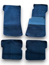 Fu&szlig;matten Teppich passend f&uuml;r Mercedes Benz SL107 R107/W107 4 teilig Blau RHD