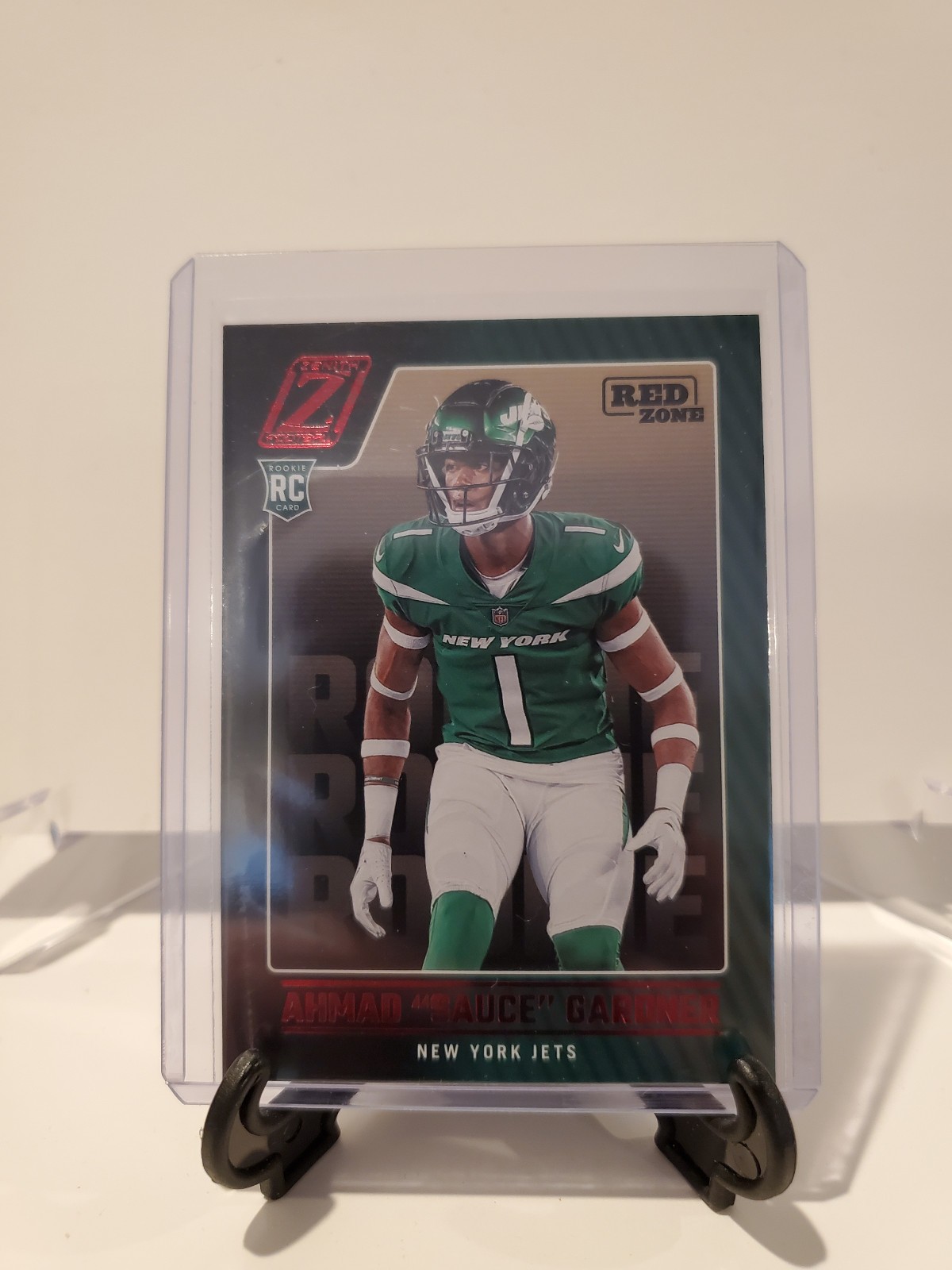 2022 Panini Zenith - Rookies Ahmad Gardner #128 Red Zone (RC)