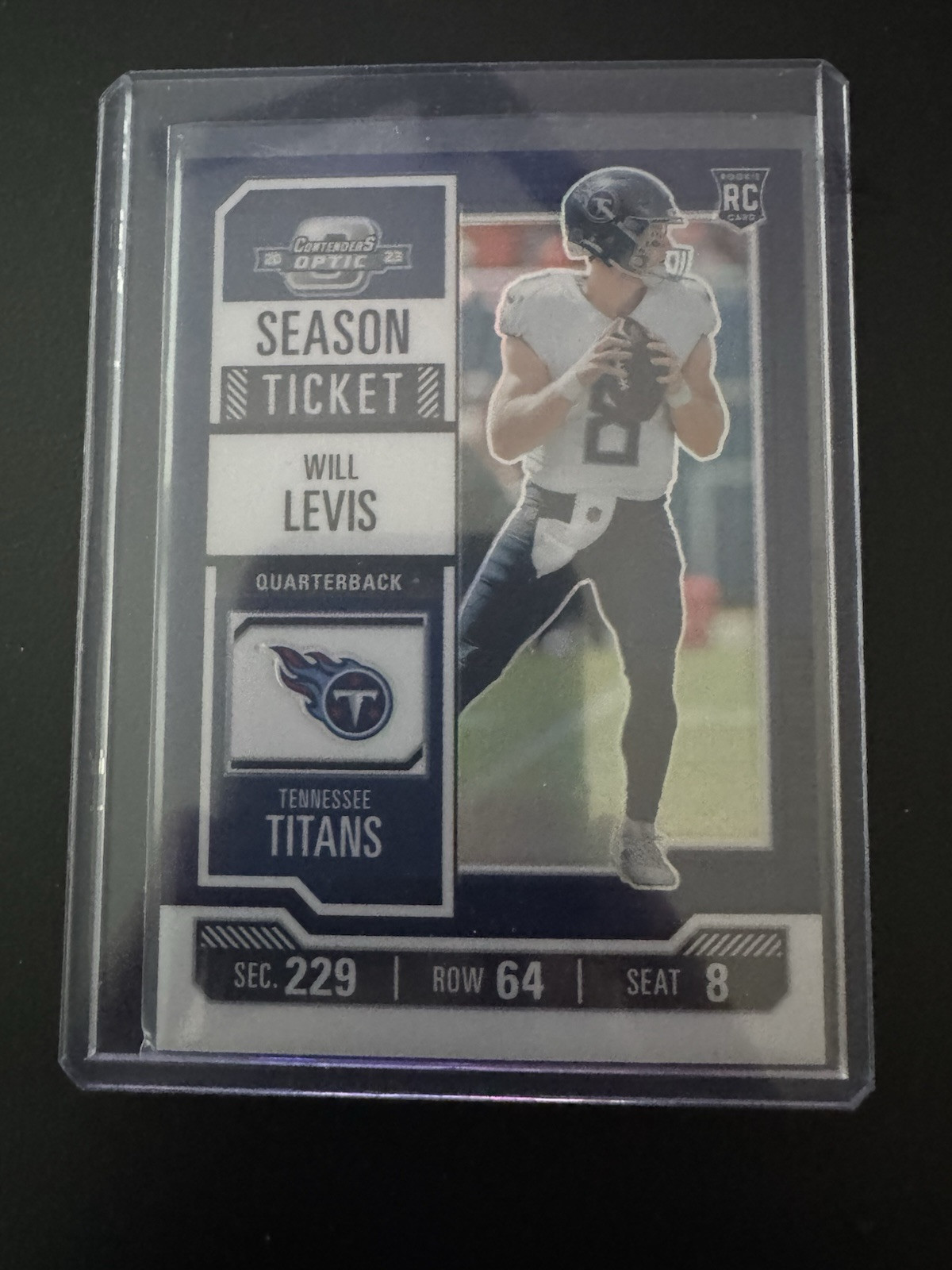 2023 Contenders Optic Will Levis Blue Season Ticket RC #17/99 #56