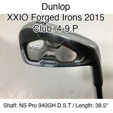 Dunlop XXIO Forged Irons 2015 4-9.P Iron Set 38.5" NS Pro 940GH D.S.T Stiff Righ