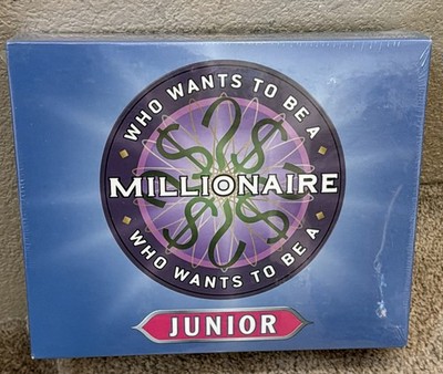New Who Wants To Be A Millionaire? Junior Board Game Pressman Sealed 