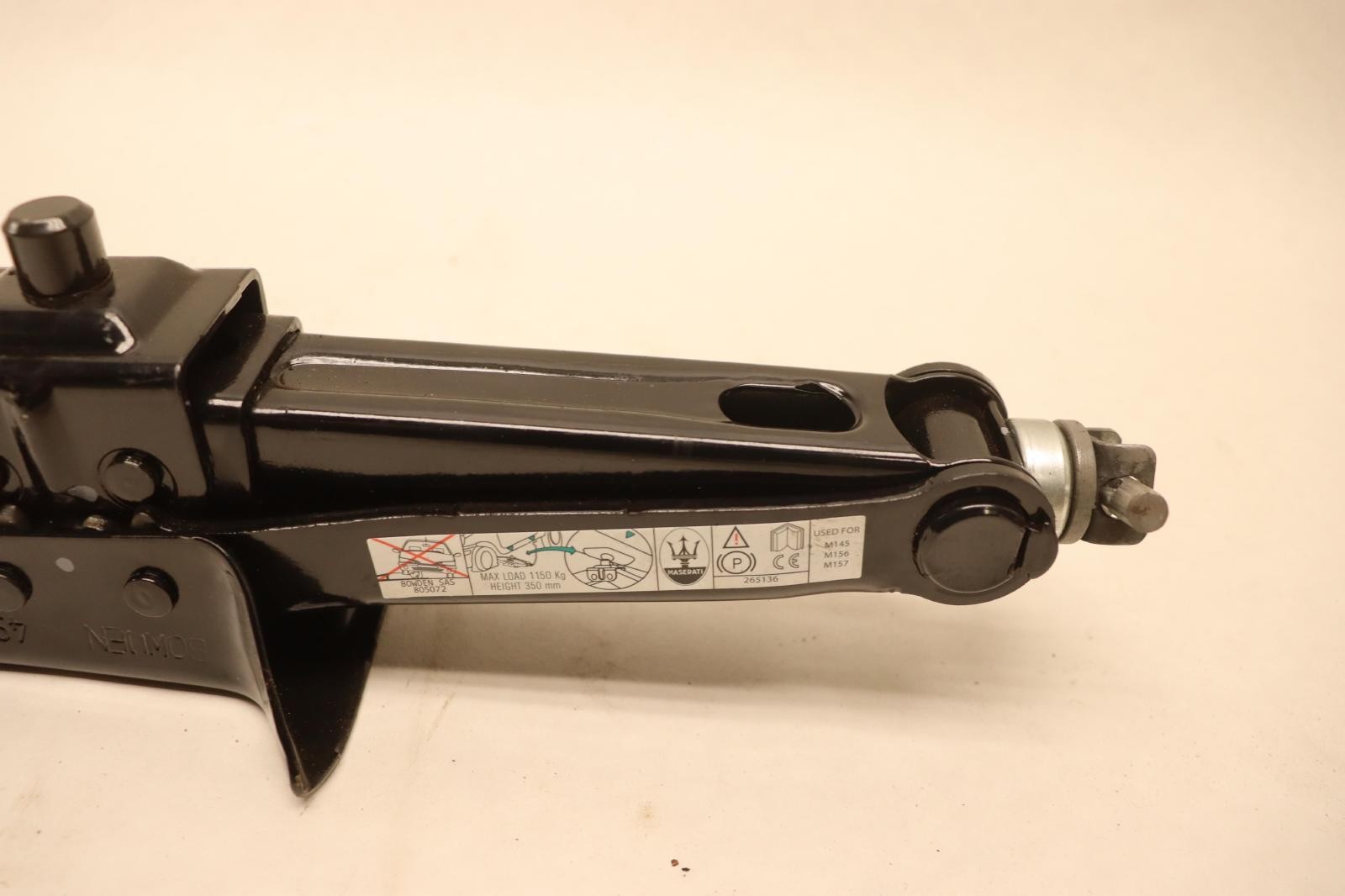 2014-2020 MASERATI QUATTROPORTE EMERGENCY SPARE WHEEL TIRE LIFT JACK OEM