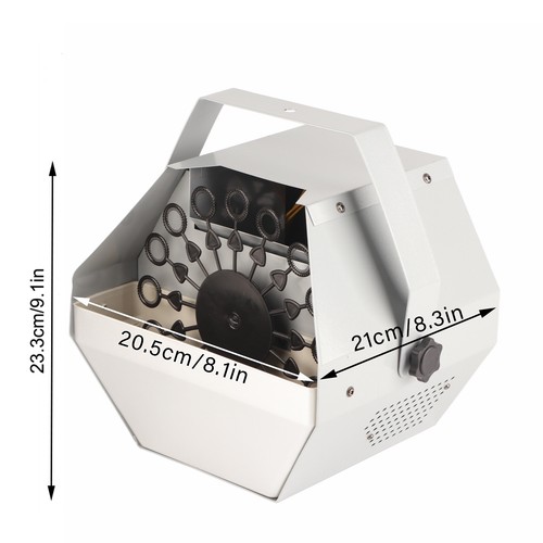 Automatic Bubbles Machine 25W Mini Portable Remote Control Switch Cordless EU CS - Picture 4 of 12