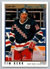 1991-92 O-Pee-Chee Premier #83 Tim Kerr