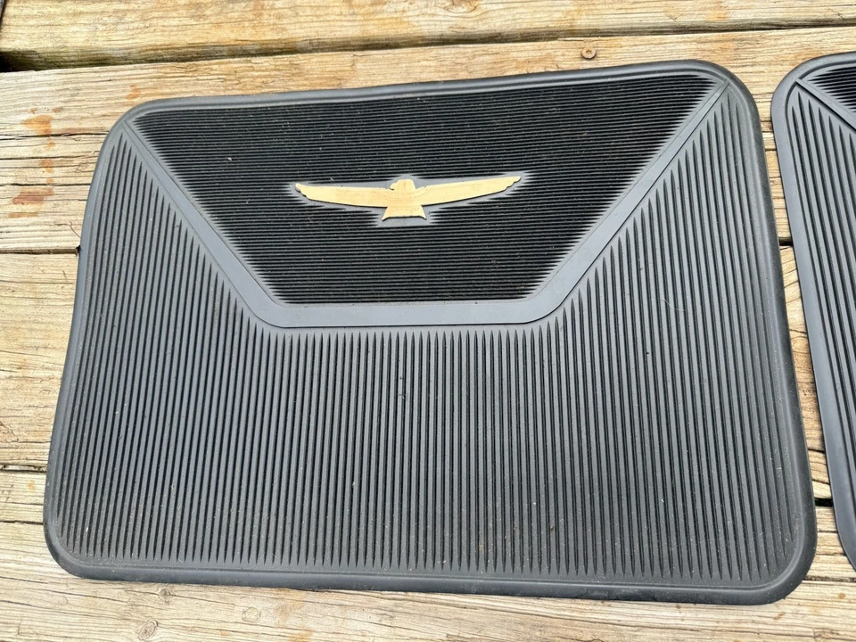 NOS 1961 1962 1963 Ford Thunderbird Rear Rubber Floor Mat Black - Image 4 of 4