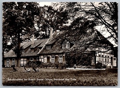 Rudolf Steiner School Building Steinhorst Celle Vintage Germany RPPC