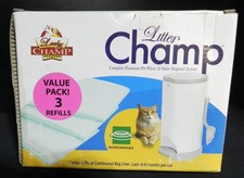 Litter Champ Bag Liner Refills a Open Box of 3