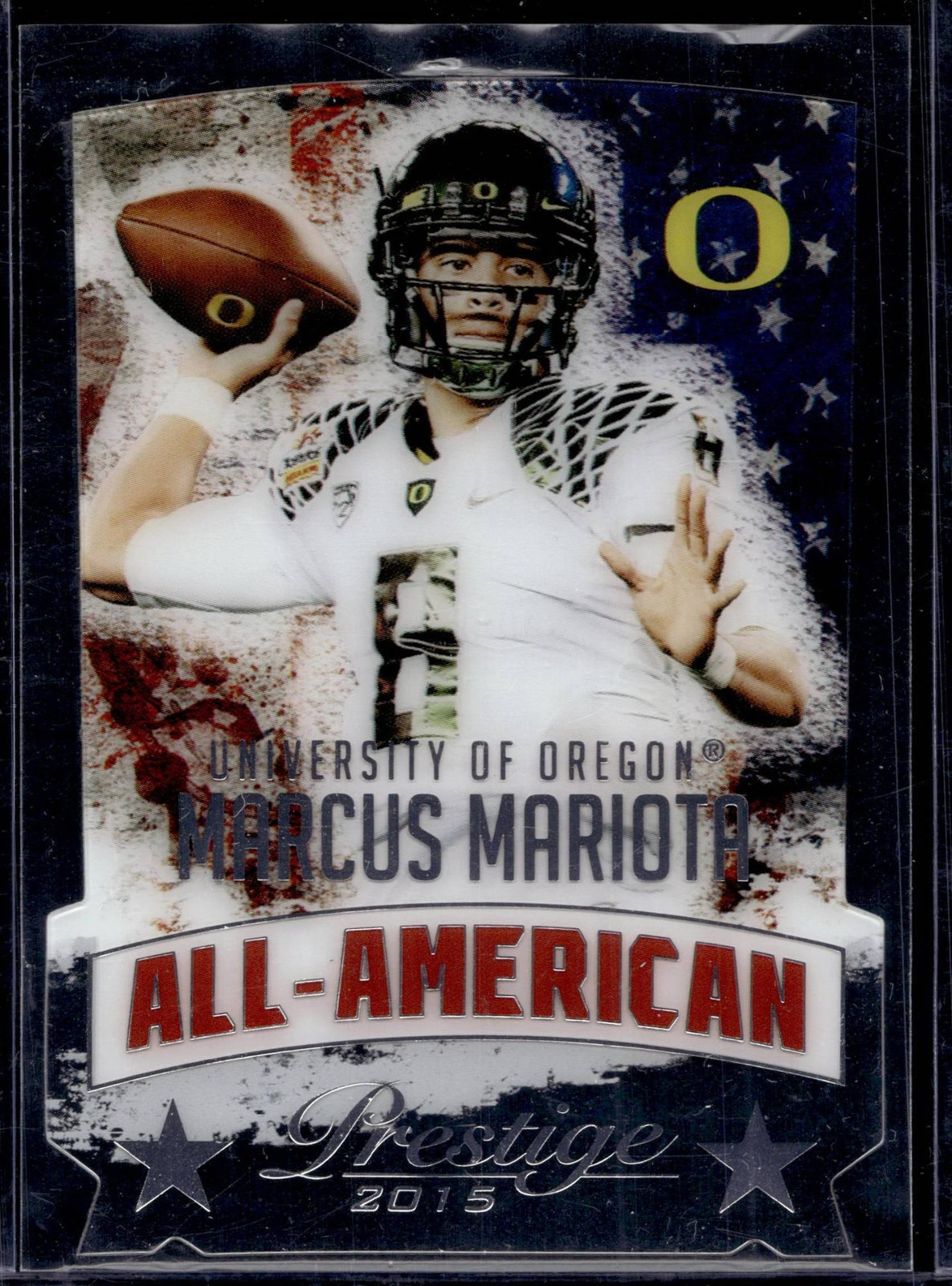 Marcus Mariota Panini Prestige All-American Die-Cut #1 Base