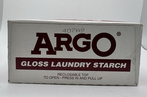 Lot Of 4 Argo Gloss Laundry Starch Easy to Use Crisp Finish 16 oz New - Picture 4 of 7