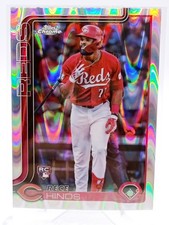 2025 Topps Chrome - Rece Hinds #253 RayWave Refractor (RC)