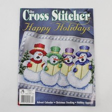 Vintage The Cross Stitcher Magazine Happy Holidays December 2003 Issue